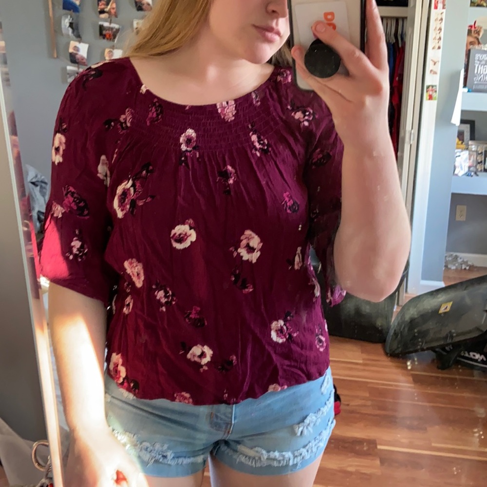 Maroon Quarter Sleeve